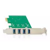 DIGITUS USB PCIe Erweiterungskarte USB 3.0, 4-Port A/F, Chipsatz: VL805, selbstversorgt