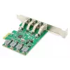 DIGITUS USB PCIe Erweiterungskarte USB 3.0, 4-Port A/F, Chipsatz: VL805, selbstversorgt