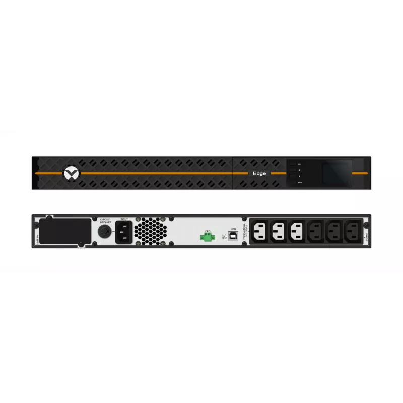 Vertiv Liebert Edge Unterbrechungsfreie Stromversorgung (USV) - 1000VA 900W 230V 1U Line Interactive AVR Rack-Montage | 0,9 PF