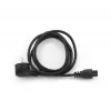 Netzkabel GEMBIRD PC-186-ML12-1M — 1 m, CEE7/7 (Stecker) auf C5-Kupplung, schwarz