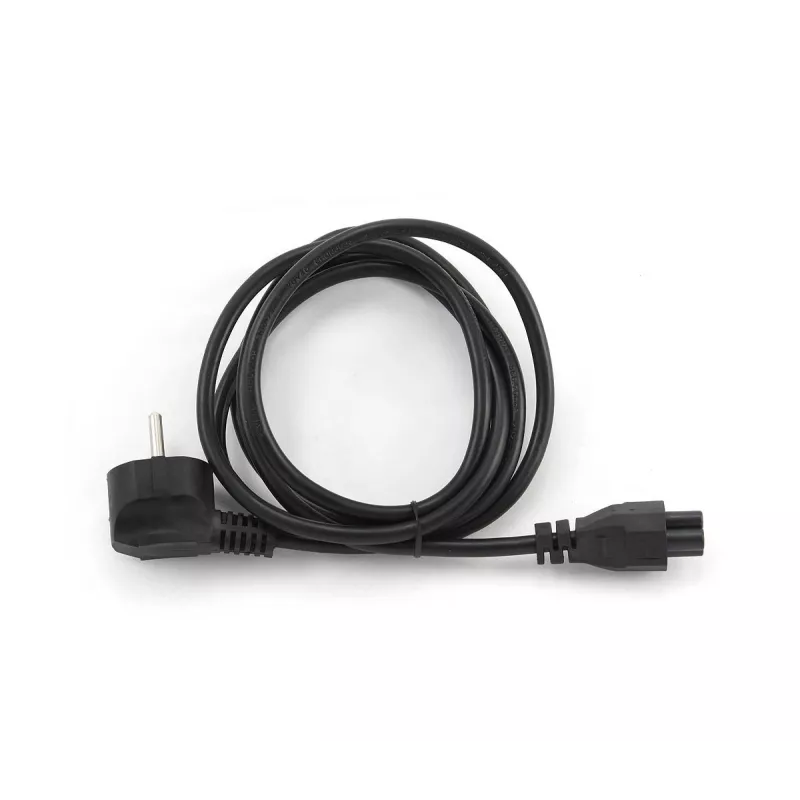 Netzkabel GEMBIRD PC-186-ML12-1M — 1 m, CEE7/7 (Stecker) auf C5-Kupplung, schwarz