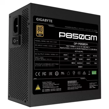 GIGABYTE P850GM Netzteil 850 W 20+4 pin ATX ATX Schwarz