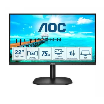 AOC B2 22B2H/EU Computer-Monitor 54,6 cm (21,5 Zoll) 1920 x 1080 Pixel Full HD LED Schwarz
