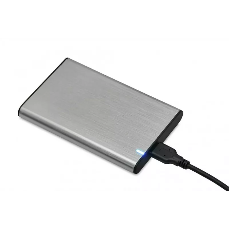 HDD/SSD-Gehäuse IBOX HD-05 — 2,5 Zoll SATA III, USB 3.2 Gen 1 (5 Gbit/s), Micro-USB B, bis zu 10 TB, grau