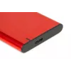 HDD/SSD-Gehäuse IBOX HD-05 Rot 2,5 Zoll — USB 3.2 Gen 1 (5 Gbit/s), JMicron JMS578, bis zu 10 TB