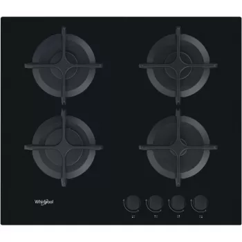 Whirlpool AKT 616/NB Schwarz Einbau-Gaskochfeld 60 cm 4 Kochzonen