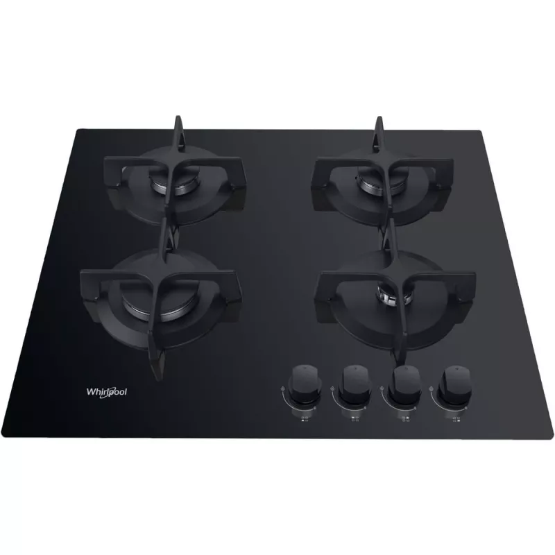 Whirlpool AKT 616/NB Schwarz Einbau-Gaskochfeld 60 cm 4 Kochzonen