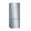 Kühl-Gefrierkombination Bosch Serie 4 KGV58VLEAS, freistehend, 503 L Gesamt (377 L Kühlteil / 126 L Gefrierteil), Edelstahl