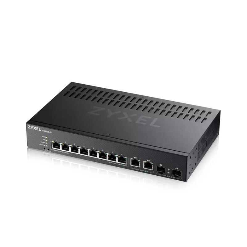 Zyxel GS2220-10-EU0101F Netzwerk-Switch Managed L2 Gigabit Ethernet (10/100/1000) Schwarz
