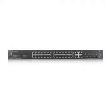Zyxel GS2220-28-EU0101F Netzwerk-Switch Managed L2 Gigabit Ethernet (10/100/1000) Schwarz