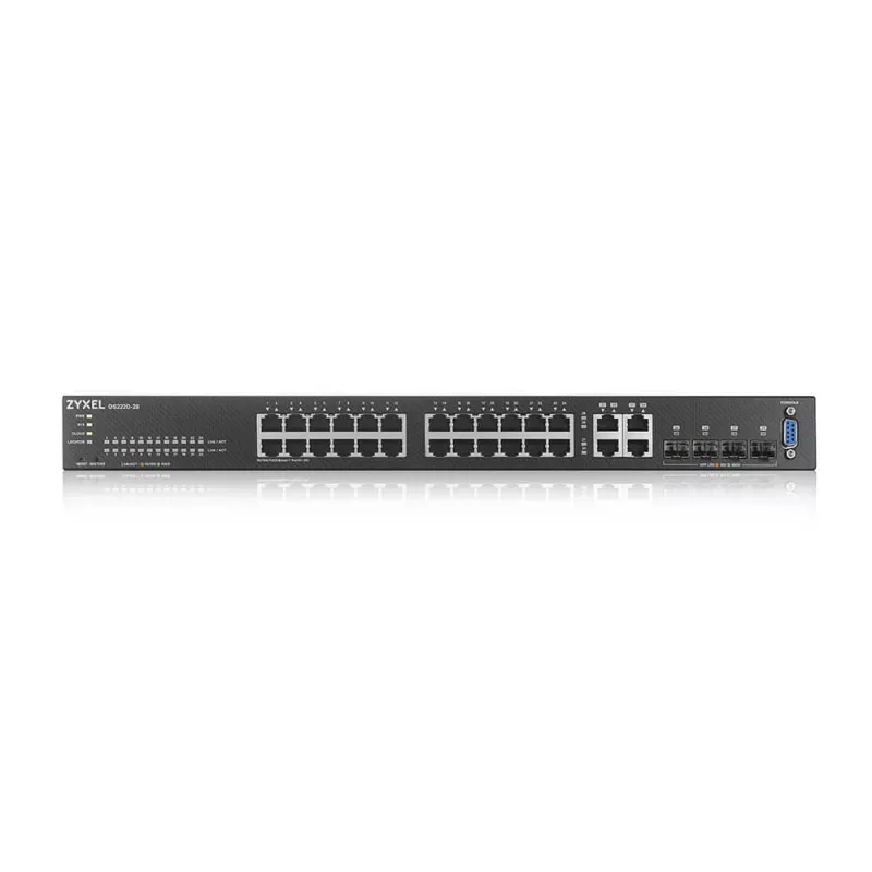 Zyxel GS2220-28-EU0101F Netzwerk-Switch Managed L2 Gigabit Ethernet (10/100/1000) Schwarz