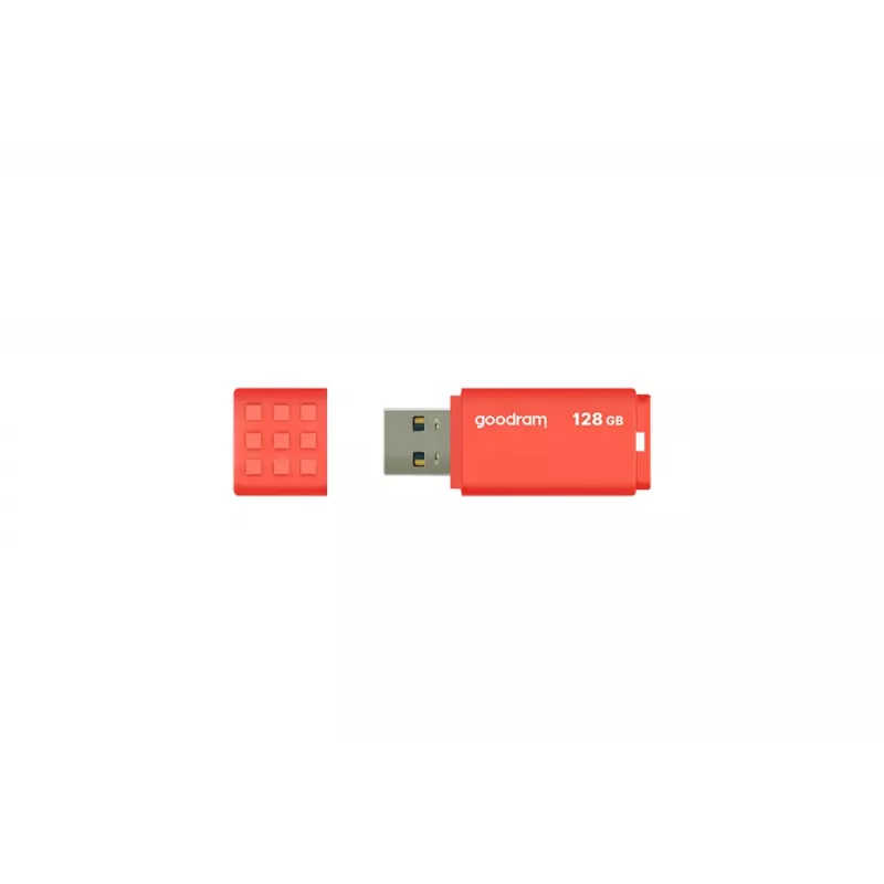 USB-Stick GOODRAM UME3 128 GB USB Type-A 3.2 Gen 1, orange, kappenlos, 60/20 MB/s