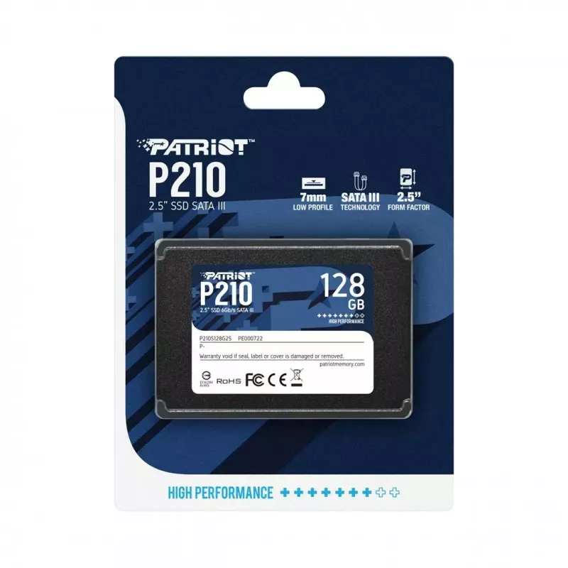 Patriot Memory P210 2.5 Zoll 128GB Serial ATA III 450/350 MB/s