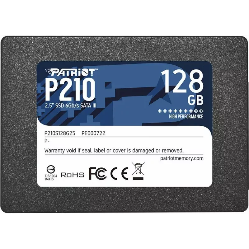 Patriot Memory P210 2.5 Zoll 128GB Serial ATA III 450/350 MB/s