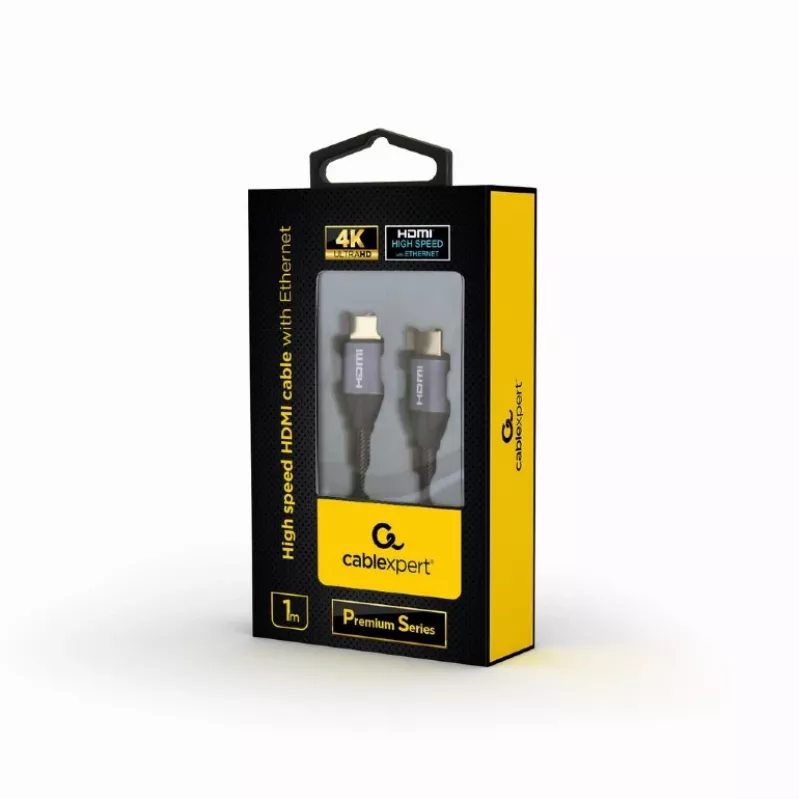 GEMBIRD High Speed HDMI-Kabel mit Ethernet - Premium Serie, 1 m