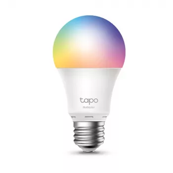 TP-Link Tapo Smart Wi-Fi Glühbirne, Multicolor, Smart bulb, Wi-Fi, Metallic, Weiß, 802.11b, 802.11g, Wi-Fi 4 (802.11n), LED, E27