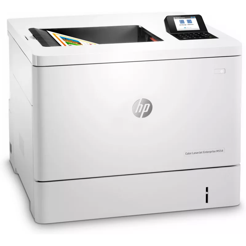 HP Color LaserJet Enterprise M554dn Drucker, Laser, Farbe, 1200 x 1200 DPI, A4, 33 ppm, Duplexdruck