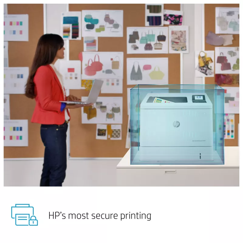 HP Color LaserJet Enterprise M554dn Drucker, Laser, Farbe, 1200 x 1200 DPI, A4, 33 ppm, Duplexdruck