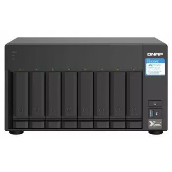 QNAP TS-832PX NAS Tower Annapurna Labs AL324 4 GB DDR4 0 TB QNAP Turbo System Aluminium, Schwarz