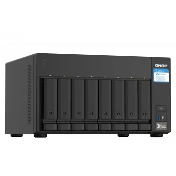 QNAP TS-832PX NAS Tower Annapurna Labs AL324 4 GB DDR4 0 TB QNAP Turbo System Aluminium, Schwarz