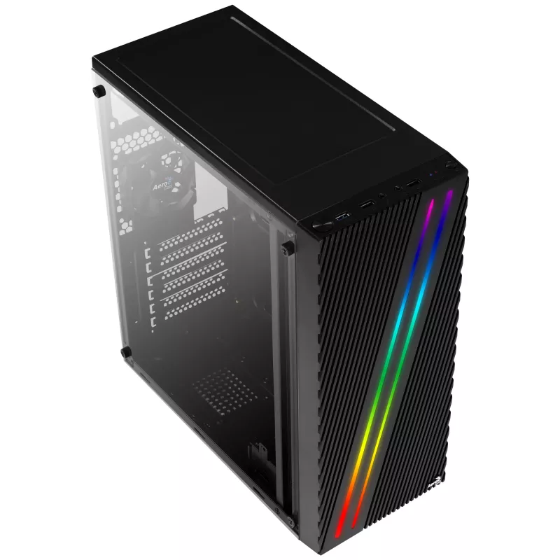 Aerocool Streak Midi Tower Schwarz