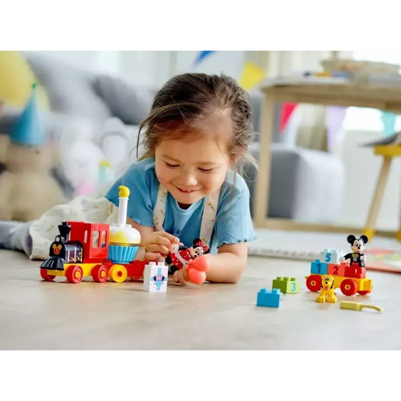 LEGO DUPLO Set 10941 Mickys und Minnies Geburtstag – DUPLO-Figuren, 22 Teile, für Kinder ab 2 Jahren