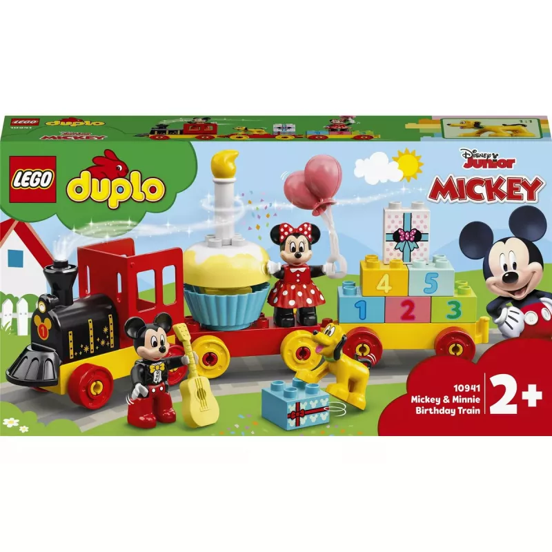 LEGO DUPLO Set 10941 Mickys und Minnies Geburtstag – DUPLO-Figuren, 22 Teile, für Kinder ab 2 Jahren