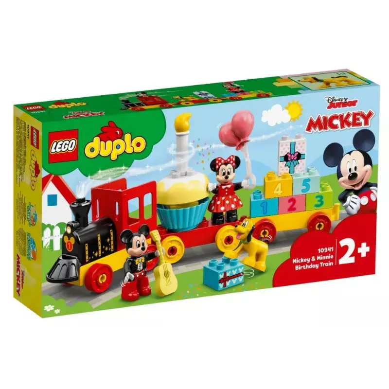 LEGO DUPLO Set 10941 Mickys und Minnies Geburtstag – DUPLO-Figuren, 22 Teile, für Kinder ab 2 Jahren