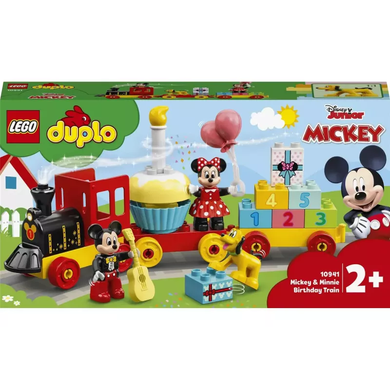 LEGO DUPLO Set 10941 Mickys und Minnies Geburtstag – DUPLO-Figuren, 22 Teile, für Kinder ab 2 Jahren
