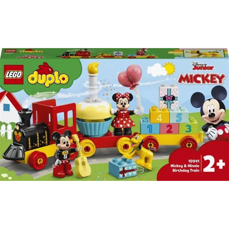 LEGO DUPLO Set 10941 Mickys und Minnies Geburtstag – DUPLO-Figuren, 22 Teile, für Kinder ab 2 Jahren