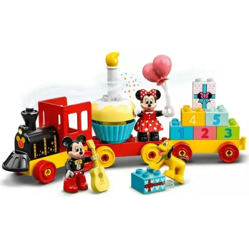 LEGO DUPLO Set 10941 Mickys und Minnies Geburtstag – DUPLO-Figuren, 22 Teile, für Kinder ab 2 Jahren