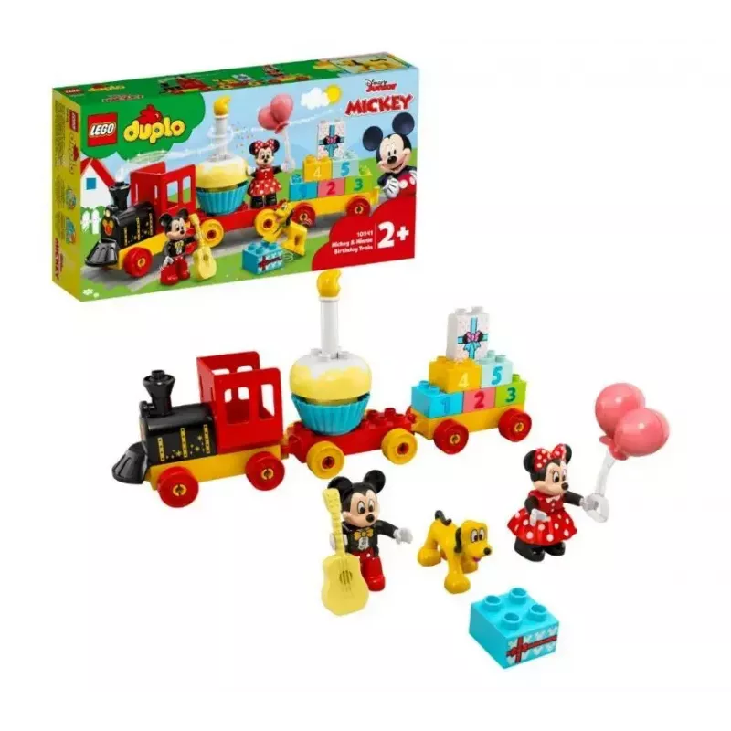 LEGO DUPLO Set 10941 Mickys und Minnies Geburtstag – DUPLO-Figuren, 22 Teile, für Kinder ab 2 Jahren