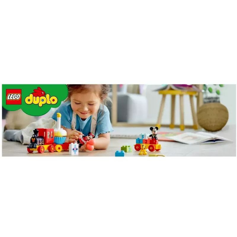 LEGO DUPLO Set 10941 Mickys und Minnies Geburtstag – DUPLO-Figuren, 22 Teile, für Kinder ab 2 Jahren