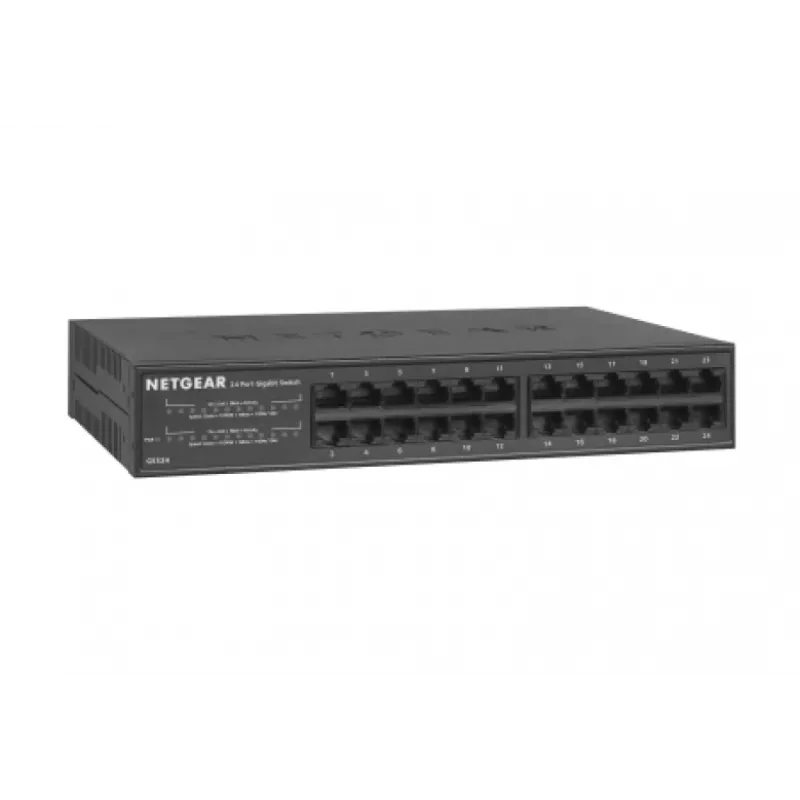 NETGEAR GS324 Unmanaged Gigabit Ethernet (10/100/1000) Schwarz