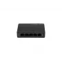 Unmanaged network switch LANBERG DSP3-1005-60W, 5x Gigabit RJ-45, 4x PoE+ (60 W total), 10 Gbit/s switching