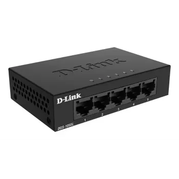 D-Link DGS-105GL/E Netzwerk-Switch Unmanaged Gigabit Ethernet (10/100/1000) Schwarz