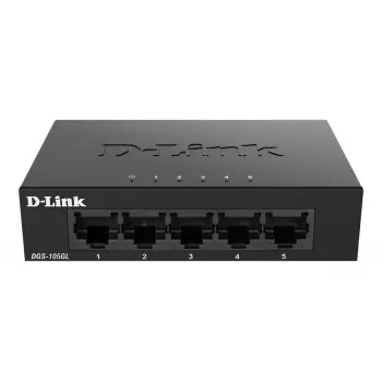 D-Link DGS-105GL/E Netzwerk-Switch Unmanaged Gigabit Ethernet (10/100/1000) Schwarz