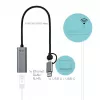 “i-tec Metal USB-C/USB-A 2.5Gbps Ethernet” Adapter, kabelgebunden, USB Type-A/USB Type-C, Ethernet, 2500 Mbit/s, Grau