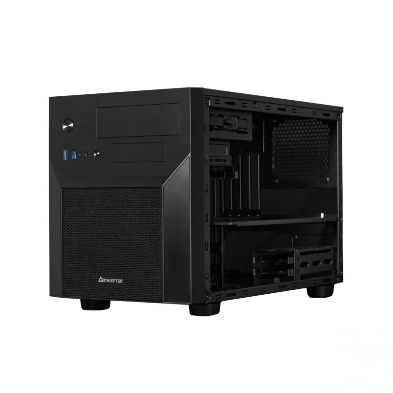 Chieftec CI-02B-OP Computergehäuse Cube Schwarz