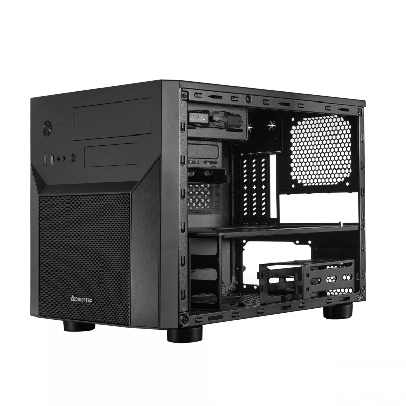 Chieftec CI-02B-OP Computergehäuse Cube Schwarz
