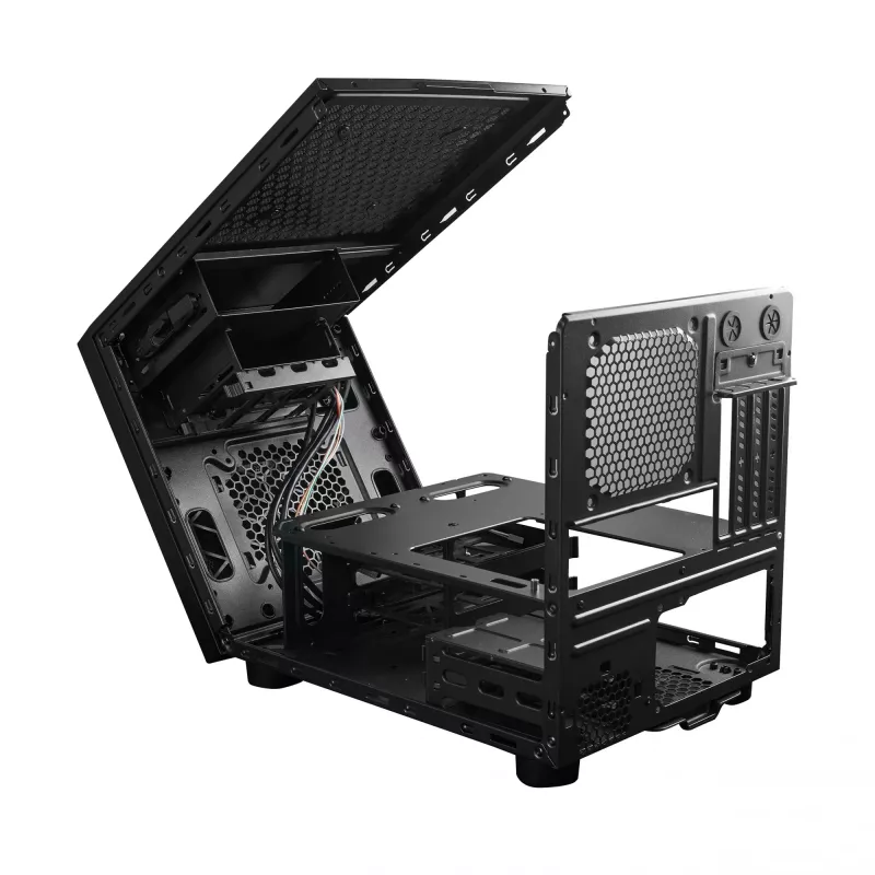 Chieftec CI-02B-OP Computergehäuse Cube Schwarz