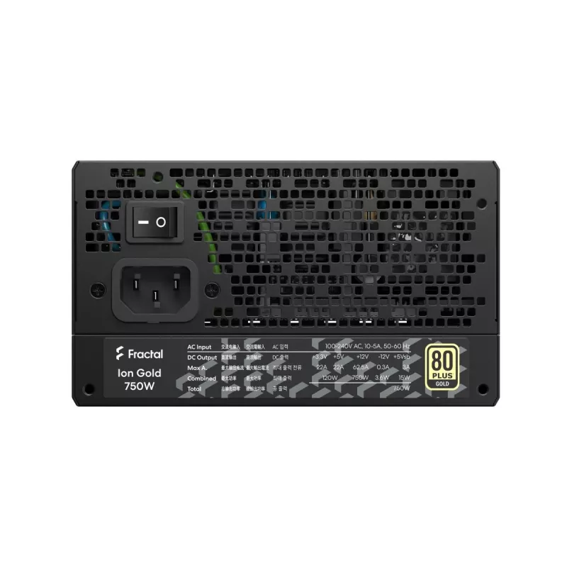 Fractal Design Ion+ 750W Gold Netzteil 24-pin ATX ATX Schwarz