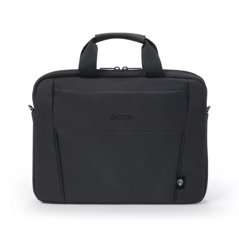 DICOTA Eco schlank Case Base - 13-14.1 Zoll Notebook-Hülle - Schwarz / 300d Rpet Polyester
