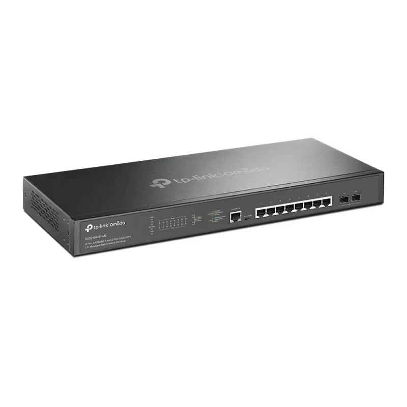 TP-Link Omada 8-Port 2.5GBASE-T und 2-Port 10GE SFP+ L2+ Managed Switch mit 8-Port PoE+