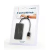 USB-Hub Gembird UHB-U2P4-04 – 4-Port USB 2.0, Plug-and-Play, schwarz, 480 Mbit/s