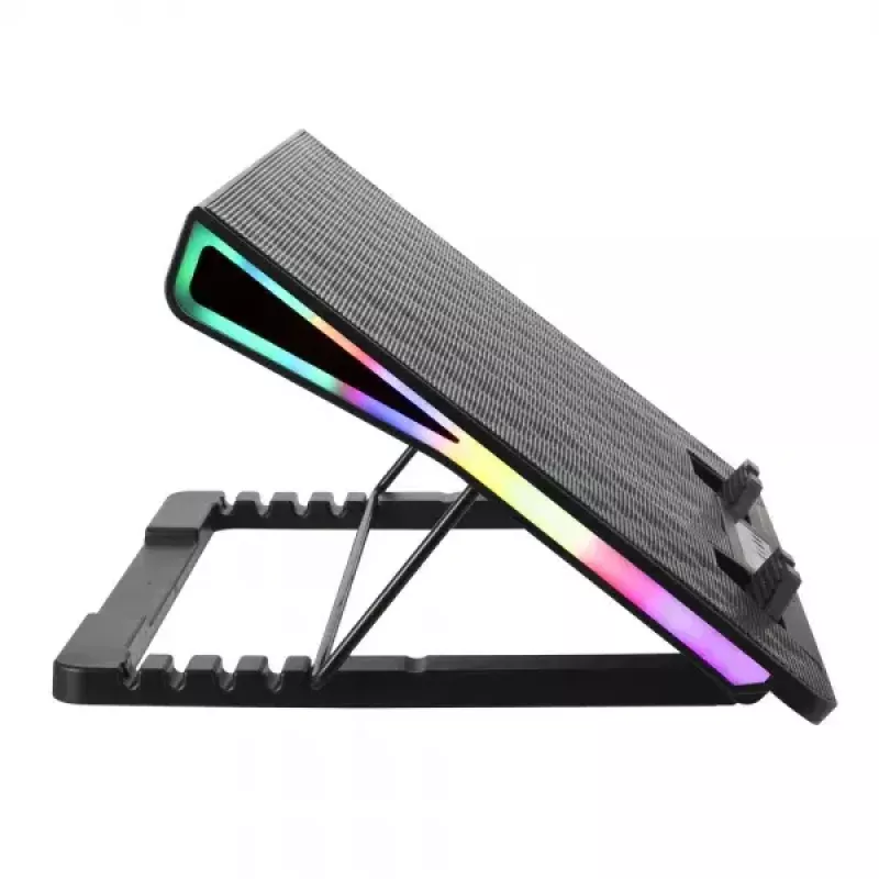 Notebook-Kühlpad ESPERANZA EGC101 — 1 Lüfter 18 cm, 76 cfm, 800 U/min, 5 Höhenpositionen, LCD, USB-betrieben