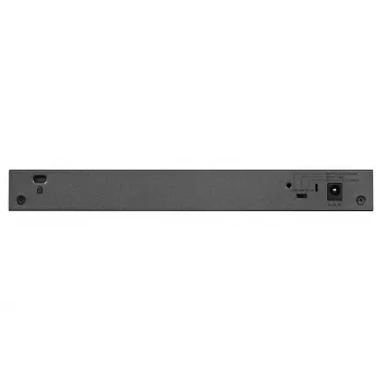 NETGEAR GS108LP Unmanaged Gigabit Ethernet (10/100/1000) Power over Ethernet (PoE) 1U Schwarz, Grau