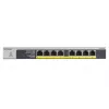 NETGEAR GS108LP Unmanaged Gigabit Ethernet (10/100/1000) Power over Ethernet (PoE) 1U Schwarz, Grau