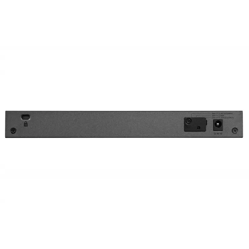 NETGEAR GS108LP Unmanaged Gigabit Ethernet (10/100/1000) Power over Ethernet (PoE) 1U Schwarz, Grau