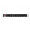 Stromverteilungseinheit PDU Lanberg PDU-08F-0200-BK